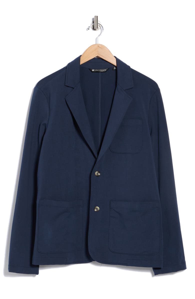 TravisMathew Foggy Vista Sweatshirt Sport Coat, Main, color, Total Eclipse