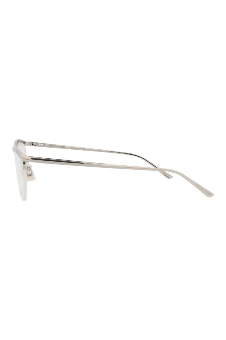56mm Novelty Square Optical Glasses, Alternate, color, SILVER SILVER TRANSPARENT