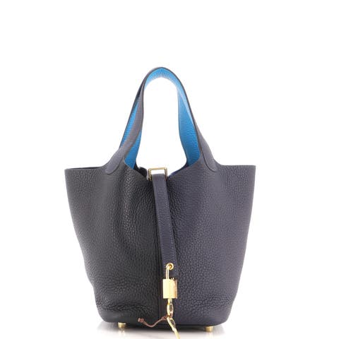 Casaque Picotin Lock Bag Clemence PM