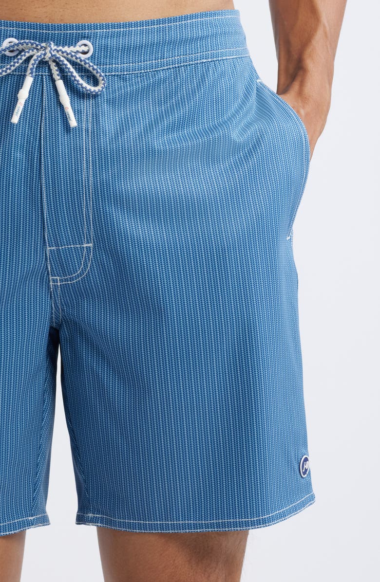 johnnie-O Low Tide Swim Trunks, Alternate, color, Lake