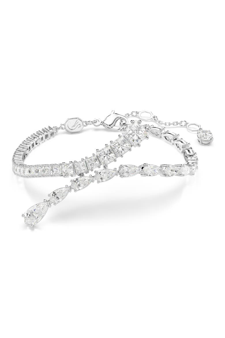 Matrix Bracelet, Main, color, SILVER/ WHITE