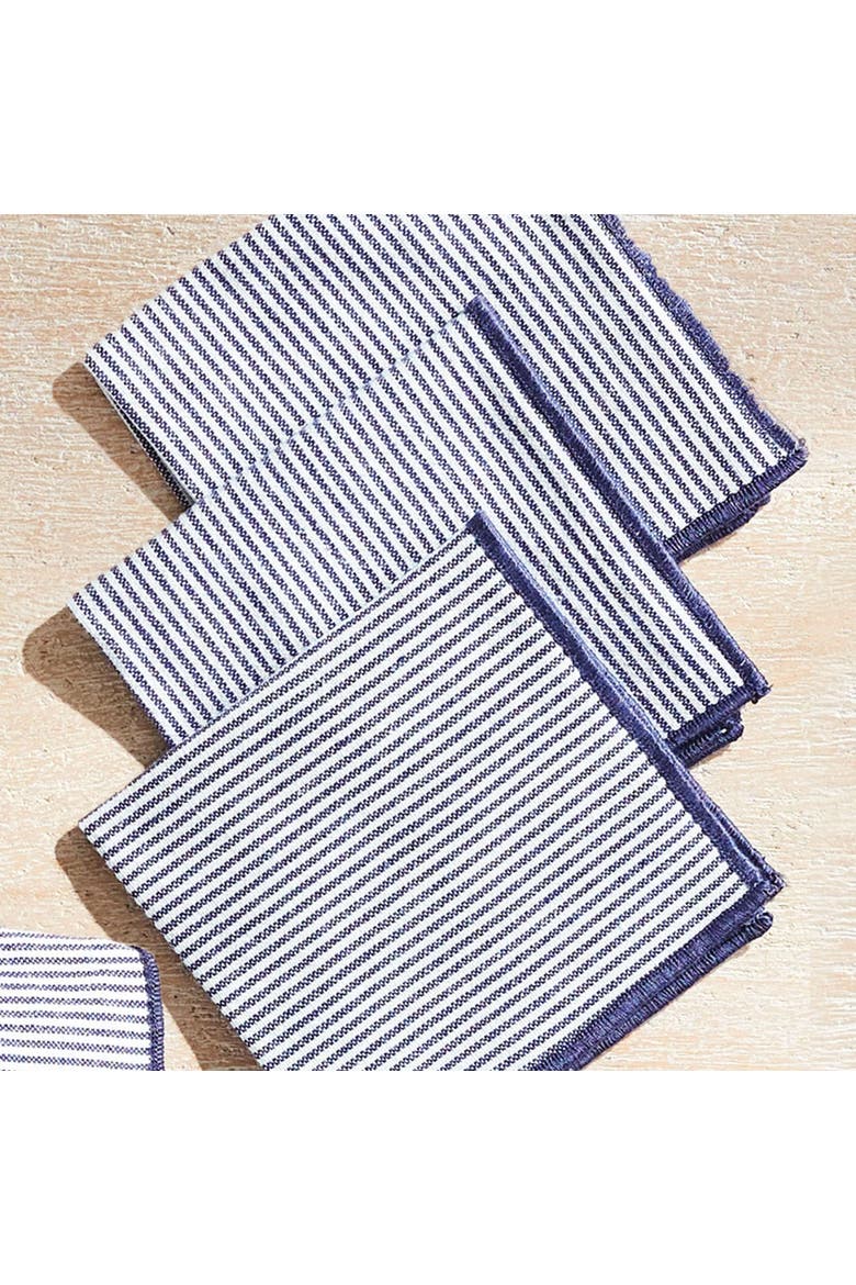 Barclay Butera Vista Cockatil Napkins Set Of 4, Alternate, color, Blue