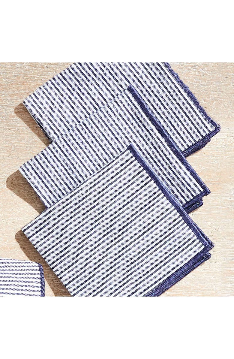 Napa Home & Garden Barclay Butera Vista Cockatil Napkins Set Of 4, Alternate, color, Blue