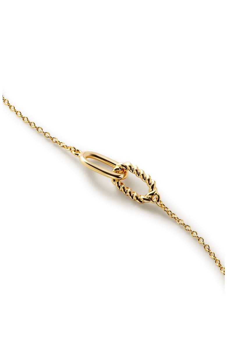 Juniper Oval Link Necklace, Alternate, color, GOLD