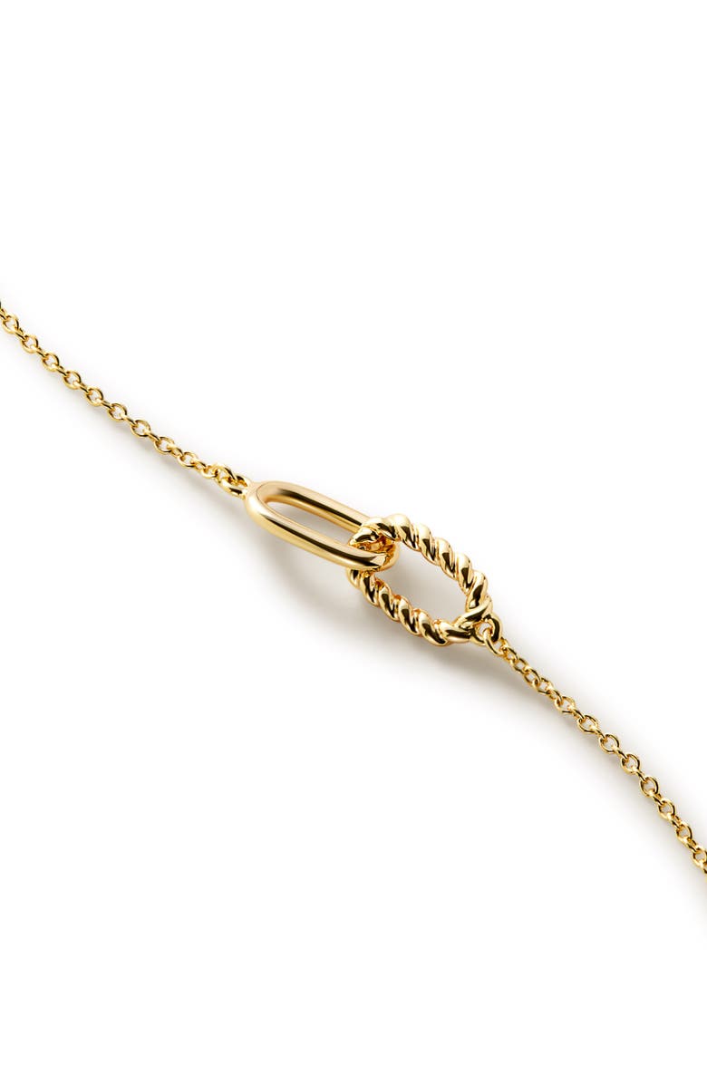 Ana Luisa Juniper Oval Link Necklace, Alternate, color, Gold