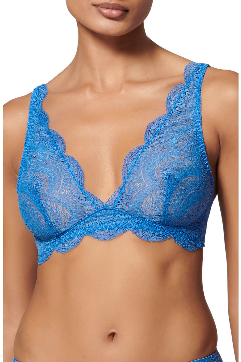 Karma Triangle Bralette, Main, color, MYOSOTIS BLUE