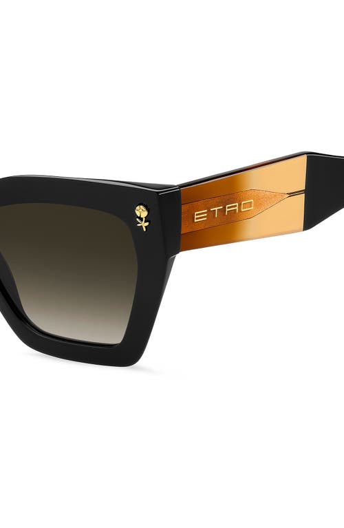 Etro 0090s Rectangle Acetate Sunglasses