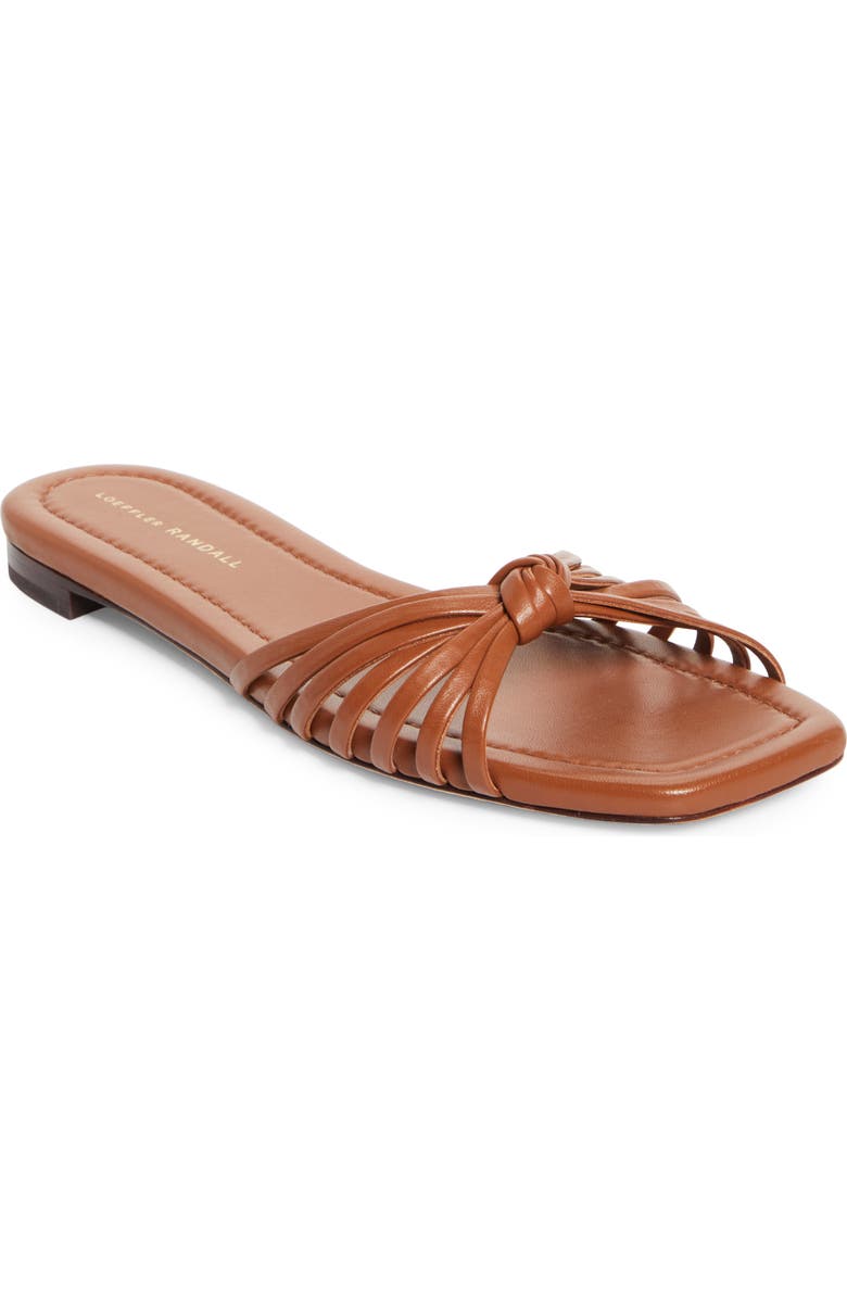 Loeffler Randall Izzie Knotted Slide Sandal, Main, color, Timber