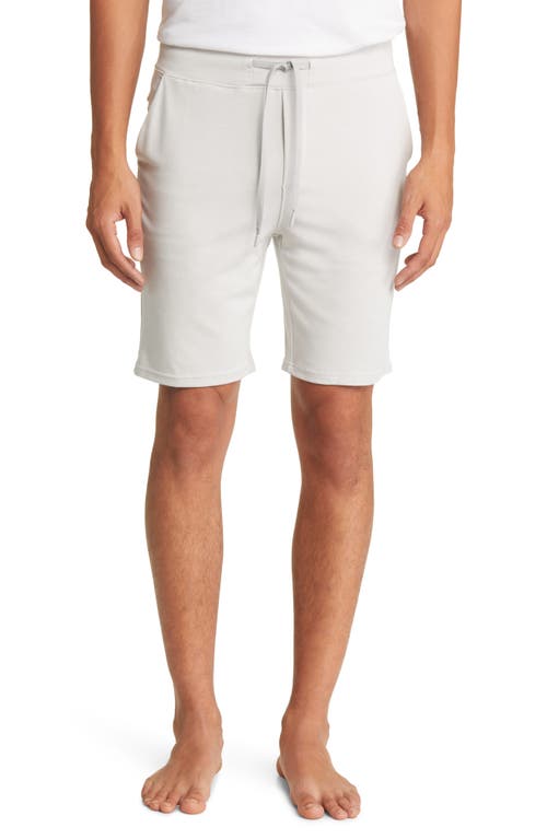 Cozy Earth Ultrasoft Jogger Pajama Shorts in Light Grey 