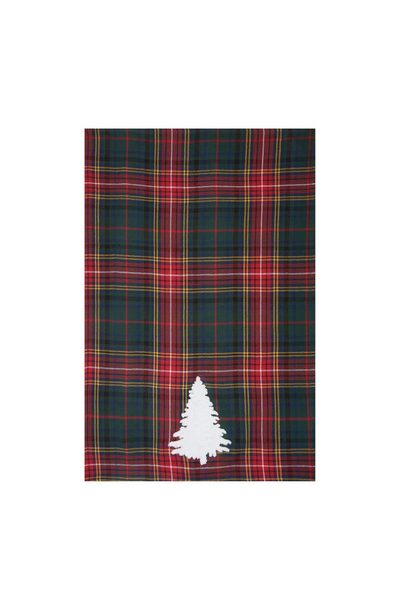 C&F Home Green Lennox Tree Towel, Alternate, color, White