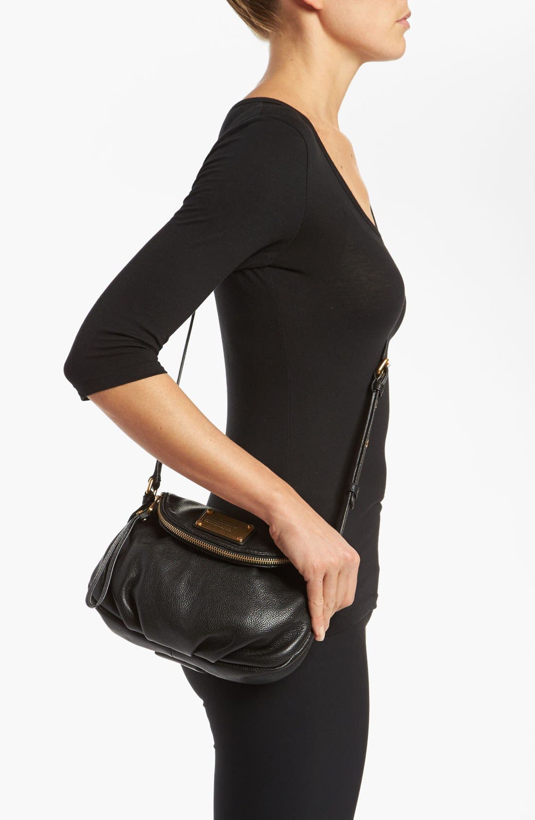 Marc Jacobs MARC BY MARC JACOBS 'Classic Q Natasha - Mini' Crossbody Flap Bag, Alternate, color, 