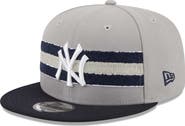New Era Men's New Era Gray/Navy New York Yankees Band 9FIFTY Snapback Hat