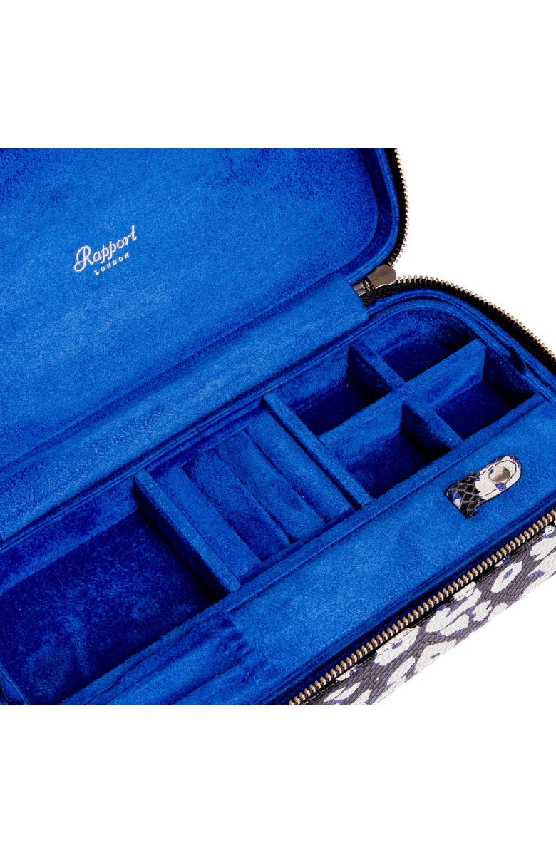 Rapport London SLOANE ZIP JEWELLERY CASE, Alternate, color, Blue