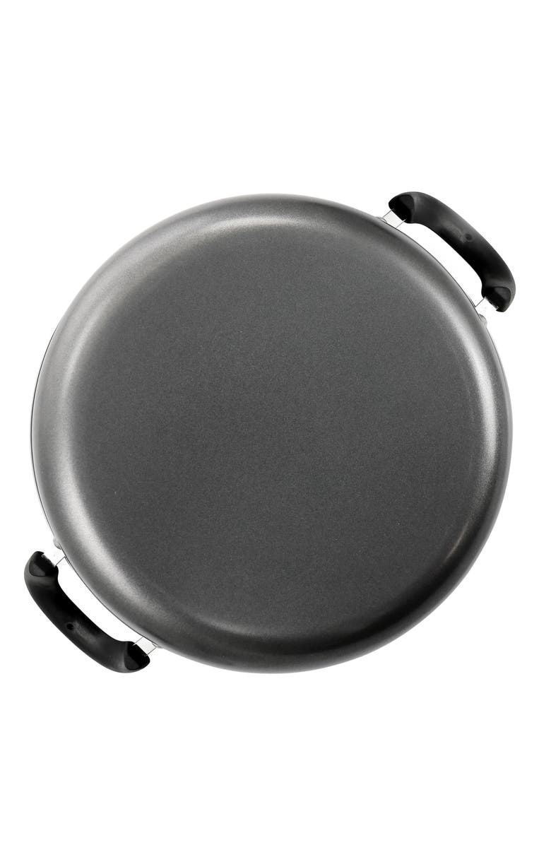 Gibson Everyday Everyday 12 Inch Highberry Nonstick All Purpose Pan with Lid, Alternate, color, Grey