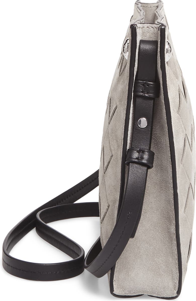 rag & bone Compass Suede Crossbody Bag, Alternate, color,