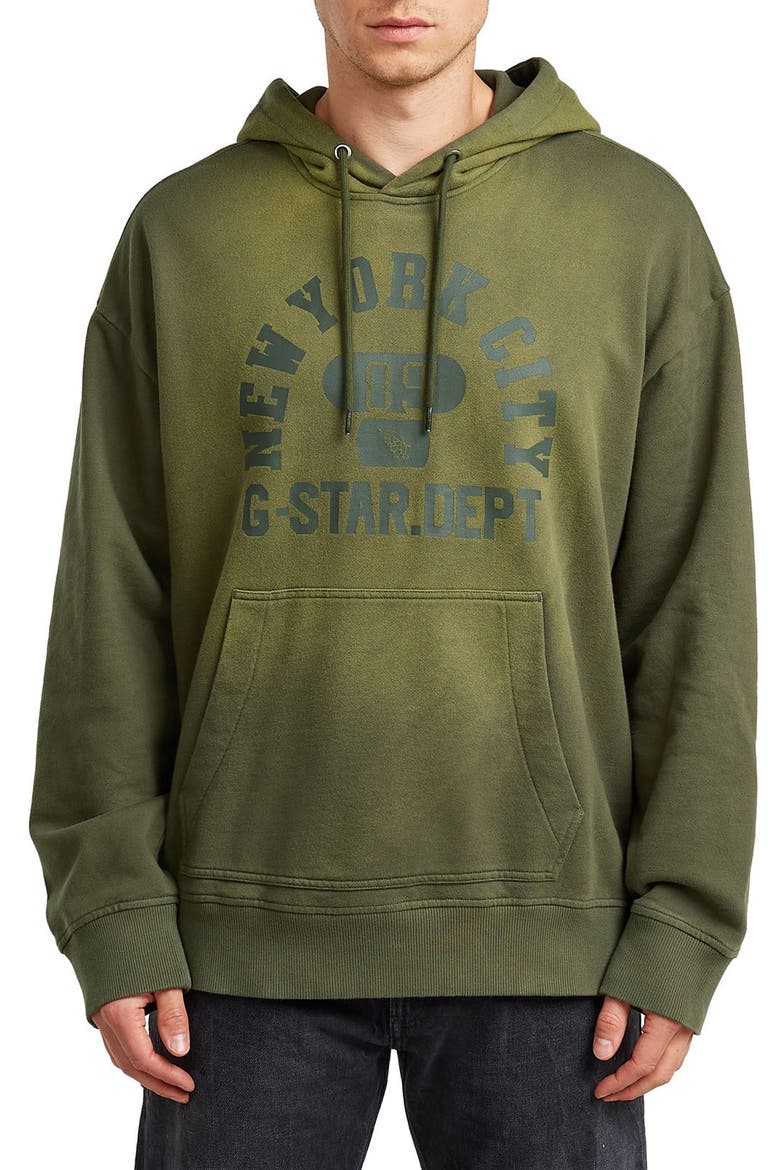 Logo Graphic Hoodie, Main, color, COMBAT