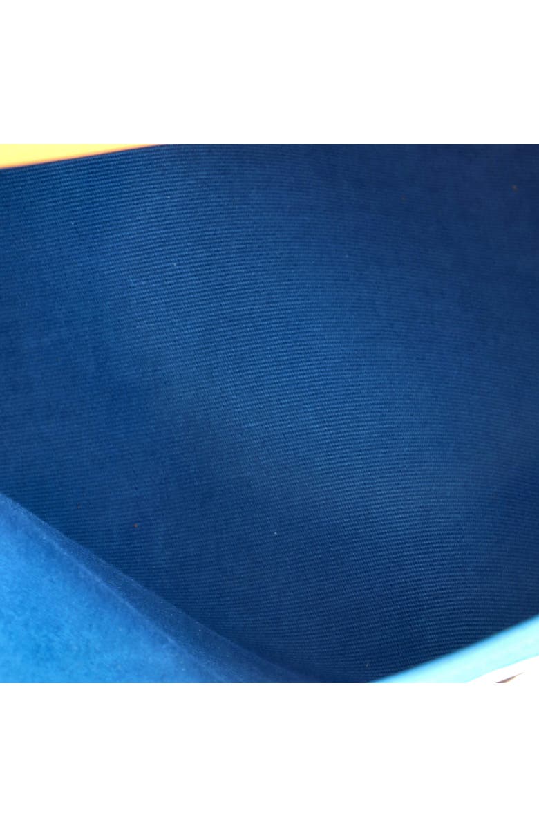 Pre-Owned Hermes Herbag Zip Leather and Toile 31, Alternate, color, Bleu Izmir