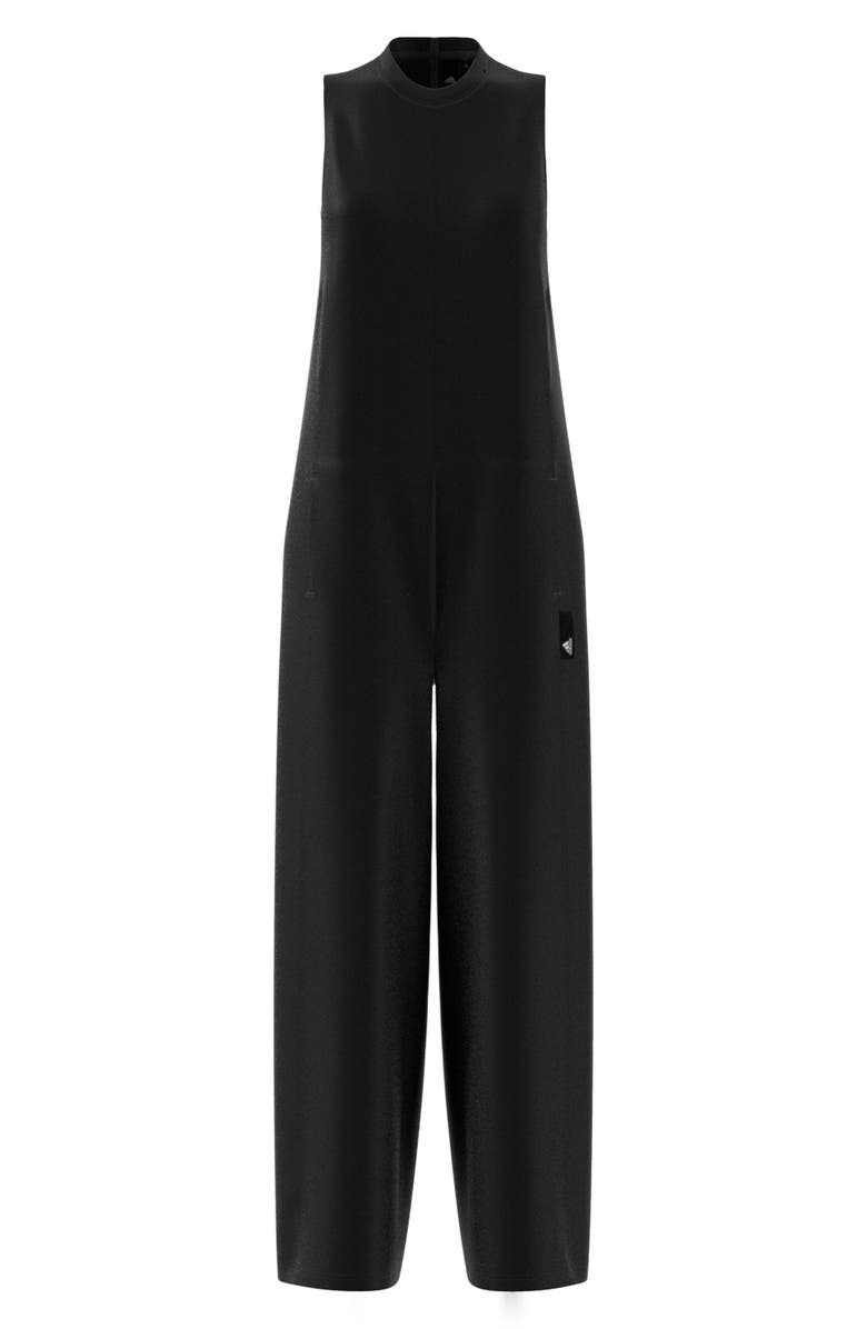 adidas Sleeveless Wide Leg Jumpsuit, Alternate, color, 