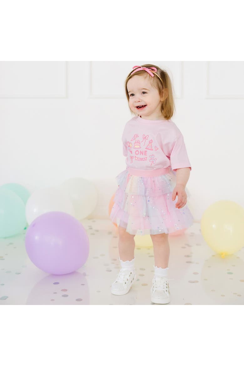 Fairy Dust Tiered Tutu, Alternate, color, Pink