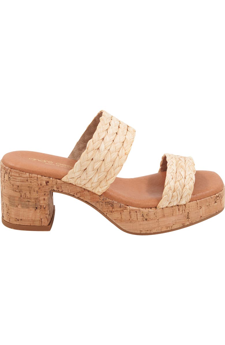 André Assous Cairo Platform Sandal, Alternate, color, Beige