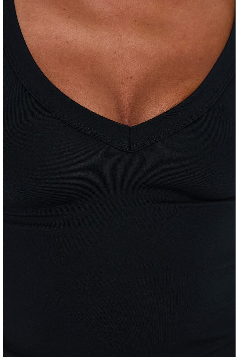 Daily Define V-Neck Tee, Alternate, color, BLACK