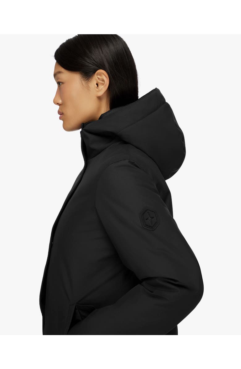 Quartz Co. HEIDI | Hooded Down Winter Jacket, Alternate, color, Black