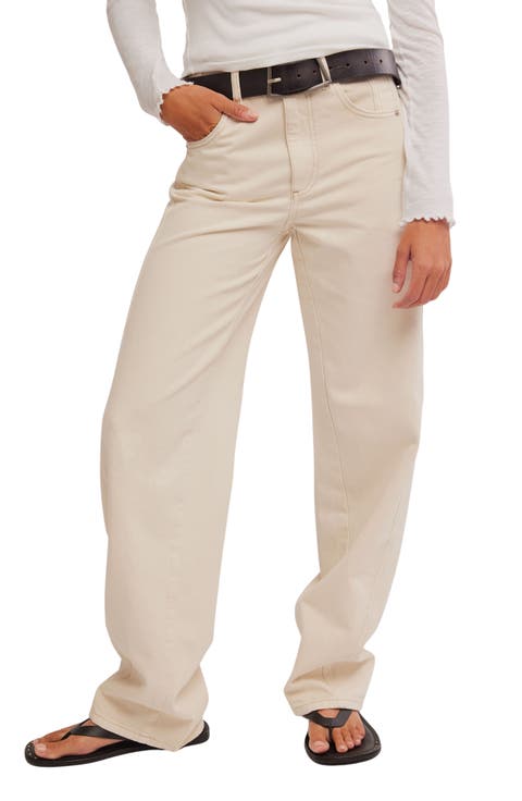 Aster Seamed Relaxed Straight Leg Jeans
