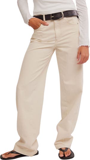 Aster Seamed Relaxed Straight Leg Jeans
