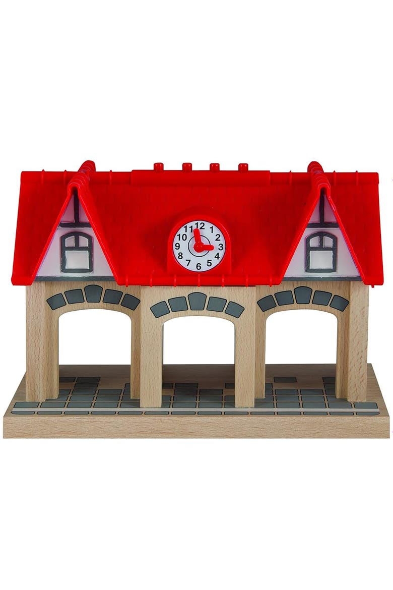 3 Piece Wooden Soundstation For Trains, Alternate, color, Multicolored