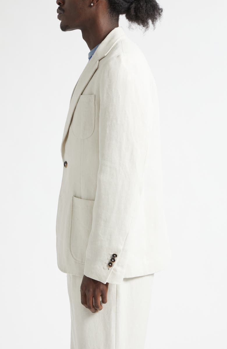 Noah Hemp Canvas Sack Sport Coat, Alternate, color, Ivory