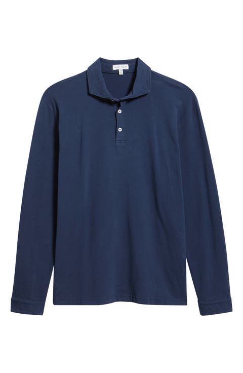 Crown Flex Pima Cotton Long Sleeve Polo