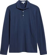 Peter Millar Crown Flex Pima Cotton Long Sleeve Polo
