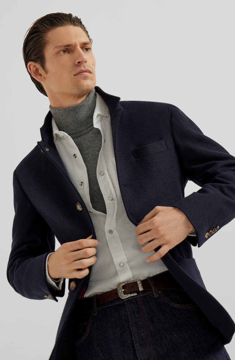 Brunello Cucinelli Easy fit shirt, Alternate, color, Snow