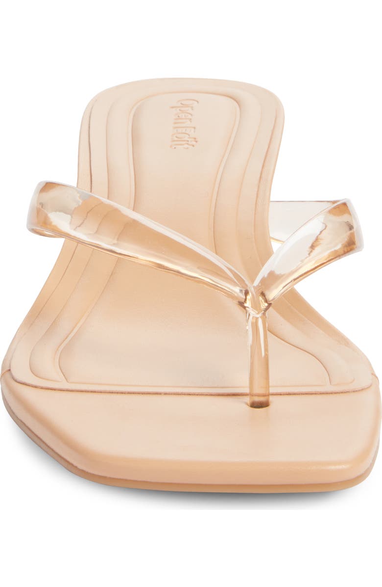 Open Edit Tori Kitten Heel Flip Flop, Alternate, color, Tan Latte