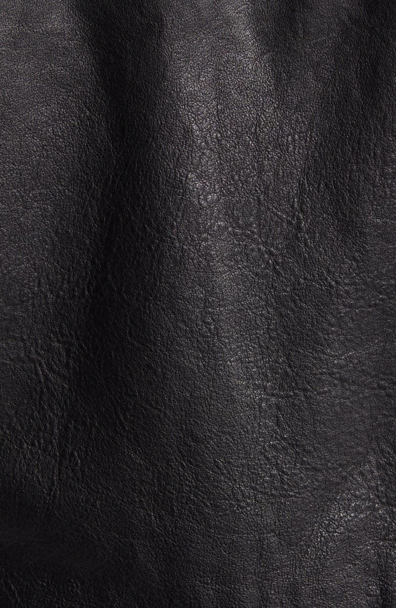 FRAME Heart Leather Jacket, Alternate, color, 