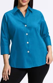 Foxcroft Paityn Non-Iron Button-Up Shirt