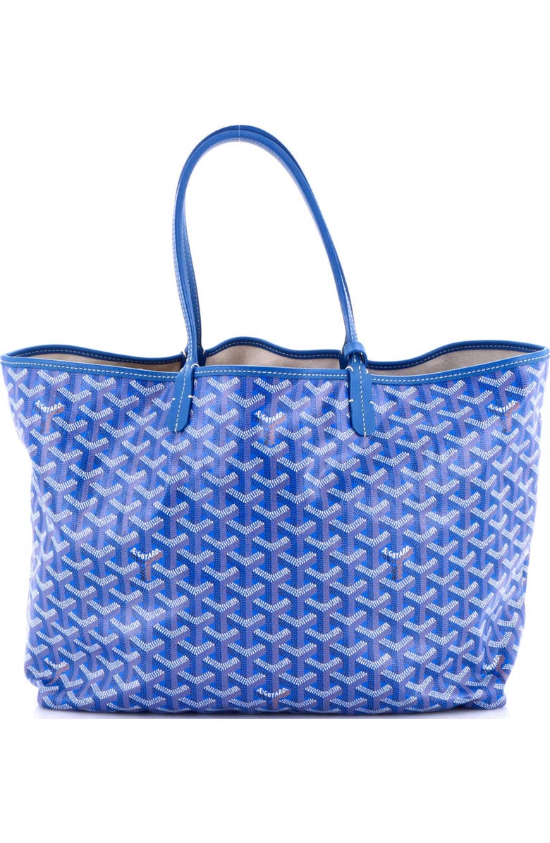 Pre-Owned Goyard Saint Louis Tote Coated Canvas PM, Alternate, color, Blue