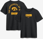 Nike Men's Nike Black Iowa Hawkeyes Primetime Crew T-Shirt