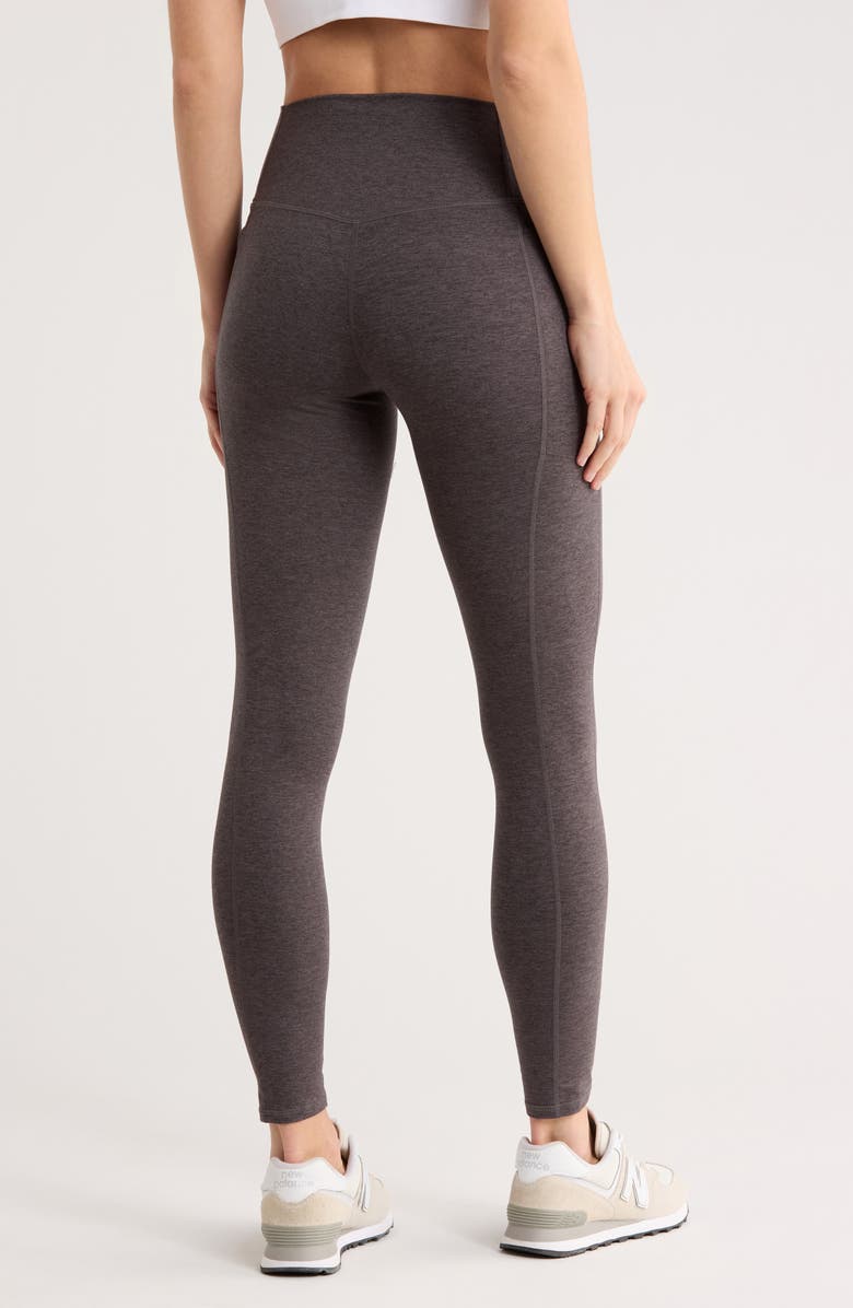 Z by Zella Aura High Waist Pocket Ankle Leggings, Alternate, color, Grey Forged Heather