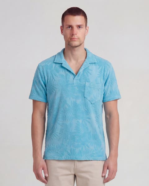 Farm Floral Towel Polo Shirt