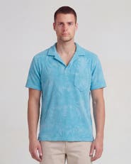 Lords of Harlech Farm Floral Towel Polo Shirt