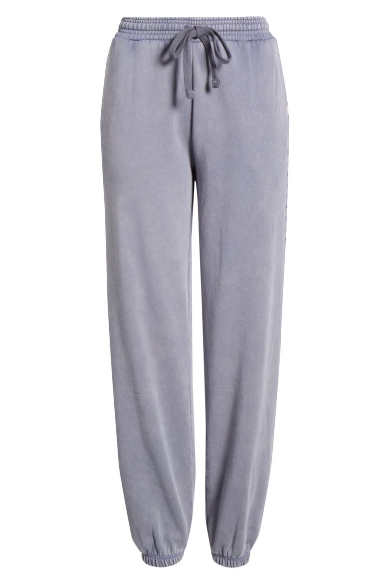 Saltwashed Stretch Cotton Fleece Joggers, Alternate, color, STONE BLUE
