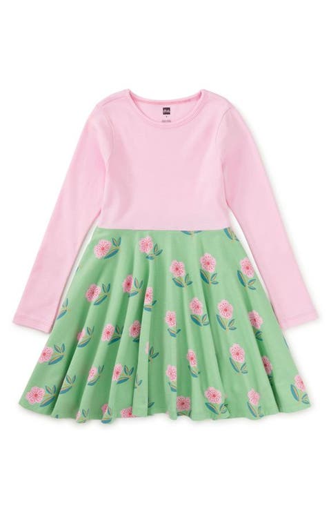 Print Mix Twirl Dress Fall (Baby, Toddler, Little Kid & Big Kid)