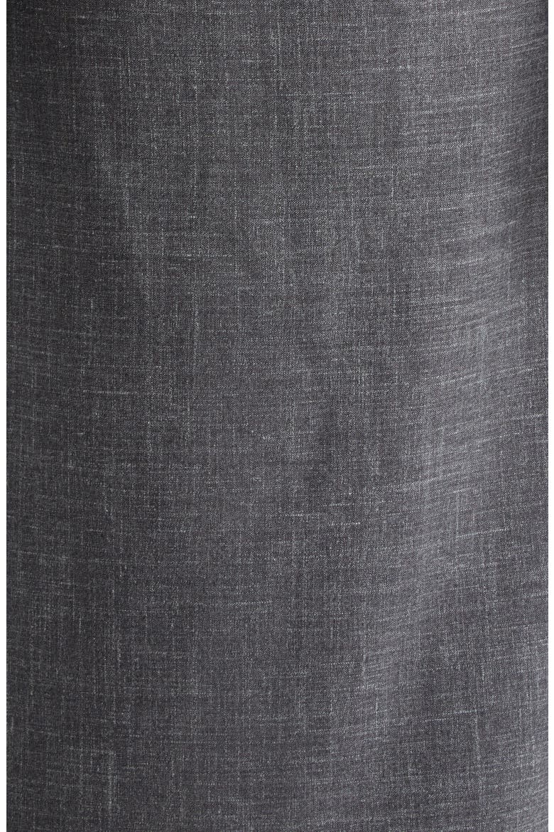Layered Wool, Silk & Linen Caftan Dress, Alternate, color, DERBY MELANGE