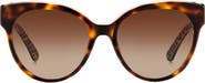Kate Spade New York aubriela 55mm gradient round sunglasses