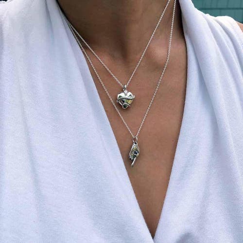 Astor & Orion Good Luck Charm Necklace In Silver