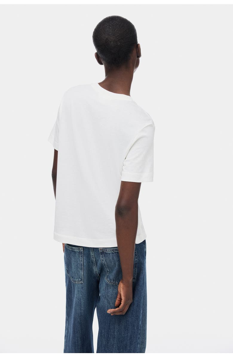 H&M Silk-blend T-shirt, Alternate, color, White