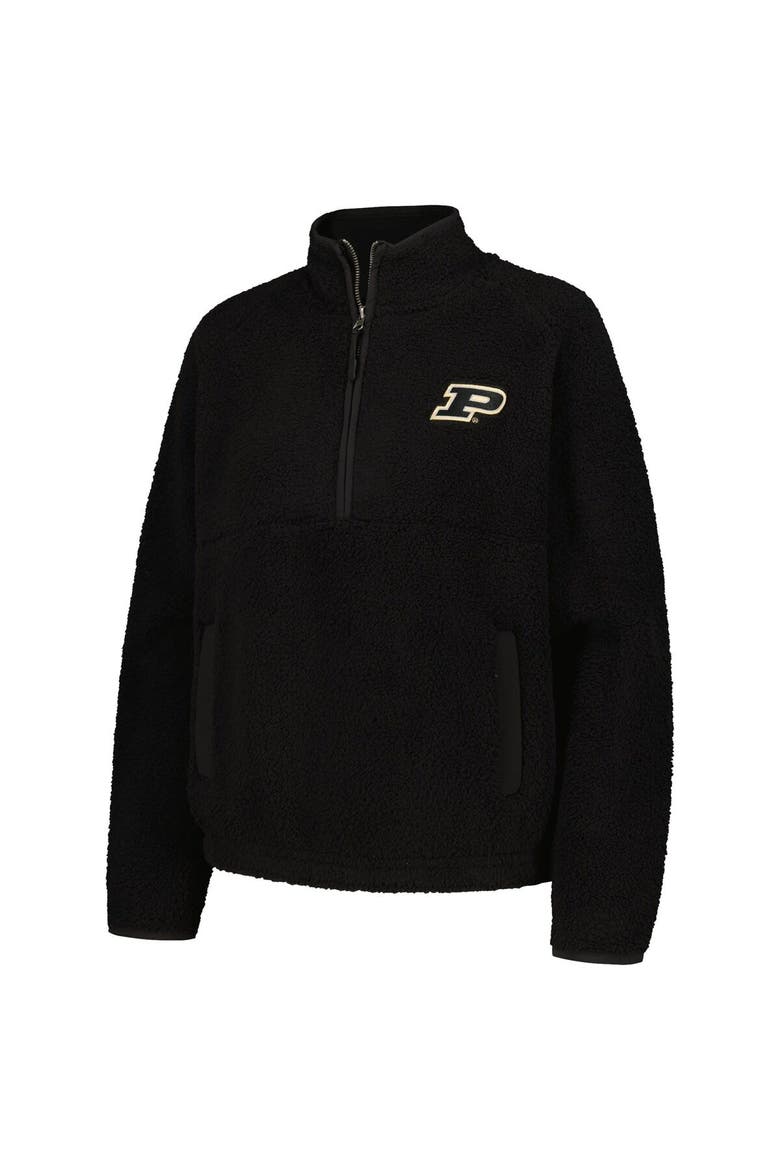 Women's Black Purdue Boilermakers Everest Half-Zip Sweatshirt, Alternate, color, Black