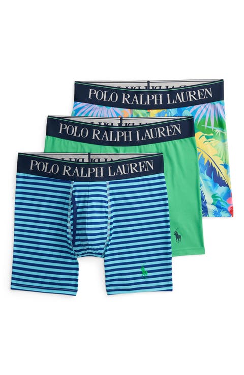 Assorted 3-Pack 4D Cooling Microfiber Boxer Briefs