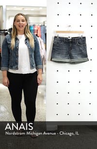 Jane Raw Hem High Waist Denim Shorts